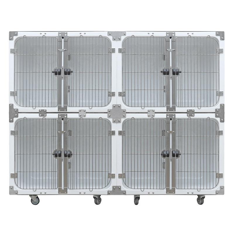 Κτηνιατρικό αδιάβροχο αρθρωτό κλουβί σκύλου από υαλοβάμβακα